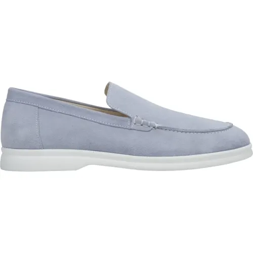 Damen Hellblaue Wildleder-Loafer Er00112381 , Damen, Größe: 38 EU - Estro - Modalova