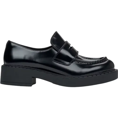 Women's Penny Loafers made of Genuine Leather Er00115909 , female, Sizes: 2 UK, 6 UK, 4 UK, 5 UK, 3 UK, 7 UK - Estro - Modalova