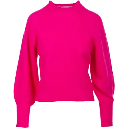 Fuchsia Pullover mit Paricollo Detail - Daniele Fiesoli - Modalova