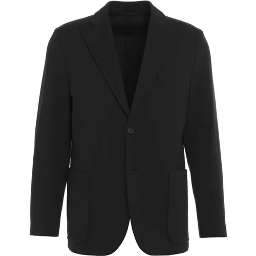 Schwarzer Blazer Aw24 Herrenmode - Paolo Pecora - Modalova