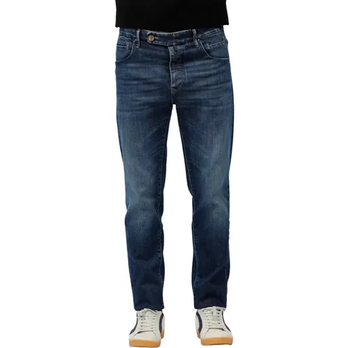 Maßgeschneiderte Regular Jeans , Herren, Größe: W38 - Incotex - Modalova