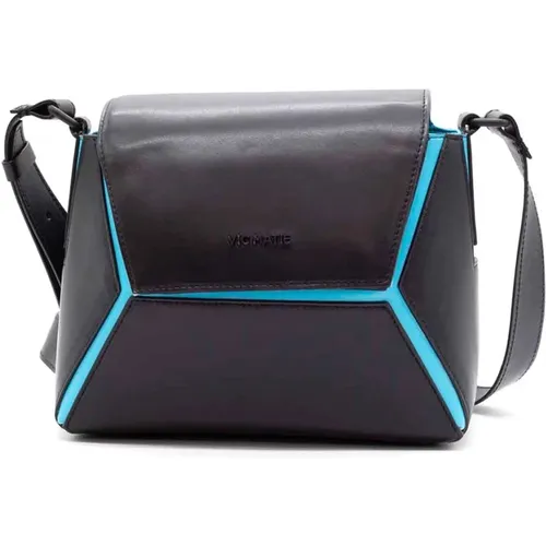 D Hexagon Tote Tasche Schwarz/Blau , Damen, Größe: ONE Size - Vic Matié - Modalova