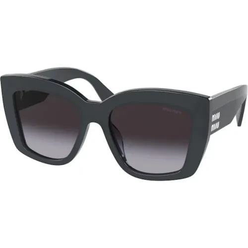 Stylische Sonnenbrille mit einzigartigem Design , Damen, Größe: 53 MM - Miu Miu - Modalova