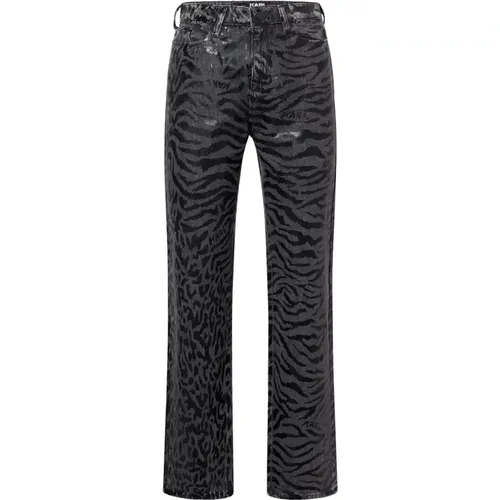 Klassische Straight Leg Jeans , Damen, Größe: W28 - Karl Lagerfeld - Modalova