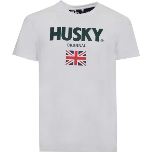 T-Shirts , Herren, Größe: S - Husky Original - Modalova