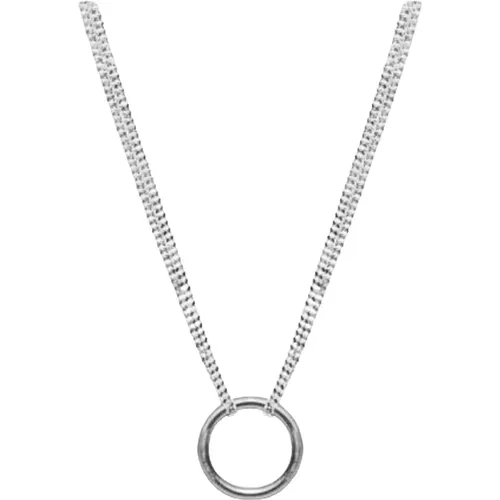 Chunky Ring Halskette Silberbeschichtung - Dansk Copenhagen - Modalova