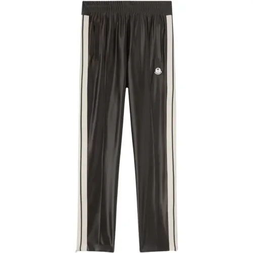 Glänzende Track Pants mit Streifen - Moncler - Modalova