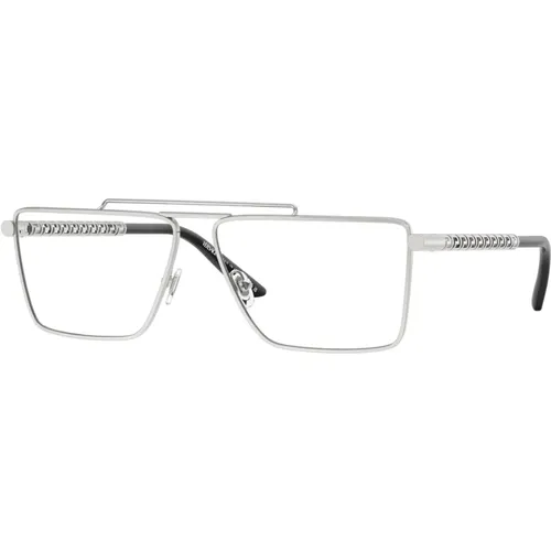 Stylish Eyeglasses Frame Black , female, Sizes: 59 MM - Versace - Modalova
