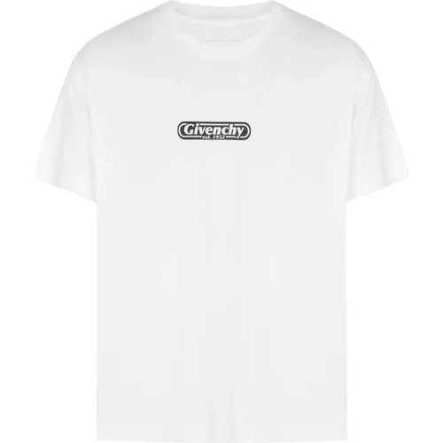 Logo Cotton T-Shirt, , male, Sizes: XS - Givenchy - Modalova