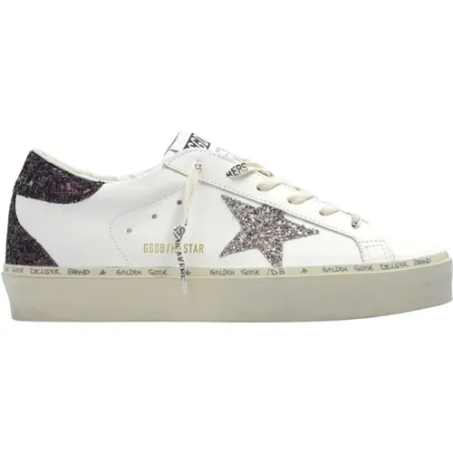 Hi Star Leather Sneakers , female, Sizes: 8 UK, 4 UK, 5 UK, 6 UK, 7 UK, 2 UK, 3 UK - Golden Goose - Modalova