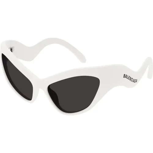 Ivory Grey Sunglasses Bb0319S 003 , female, Sizes: 59 MM - Balenciaga - Modalova