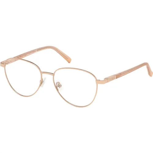Rose Gold Eyewear Frames , unisex, Sizes: 51 MM - Guess - Modalova
