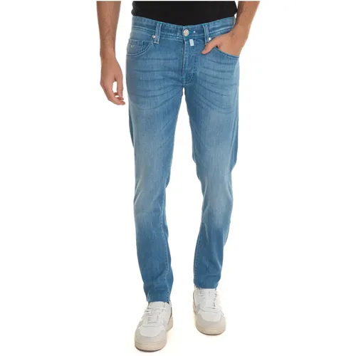 Leonardo 5 pocket denim Jeans , Herren, Größe: W36 - Tramarossa - Modalova