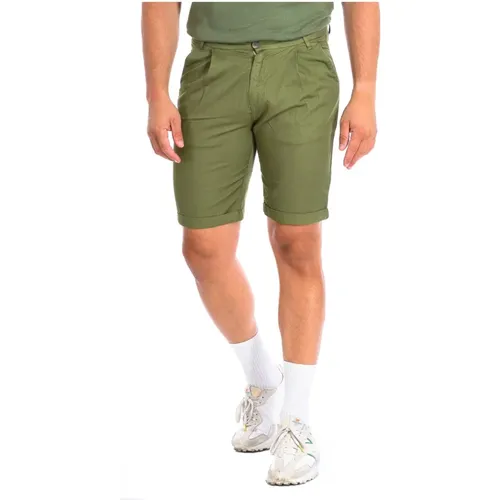 Weiße Bermuda-Shorts Casual Trendy Stil , Herren, Größe: W31 - LA MARTINA - Modalova