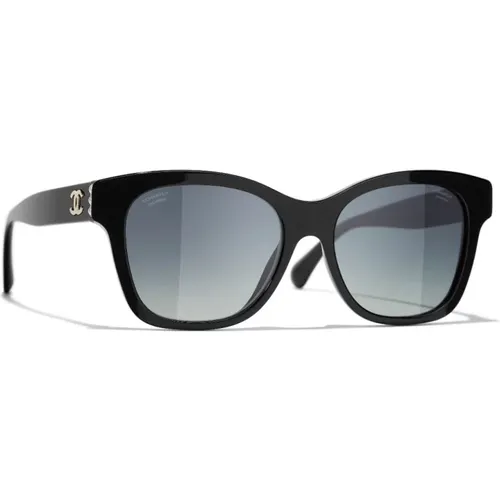 Square Acetate Sunglasses , female, Sizes: 54 MM - Chanel - Modalova