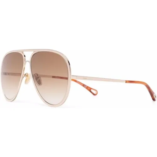 Sunglasses , female, Sizes: 63 MM - Chloé - Modalova