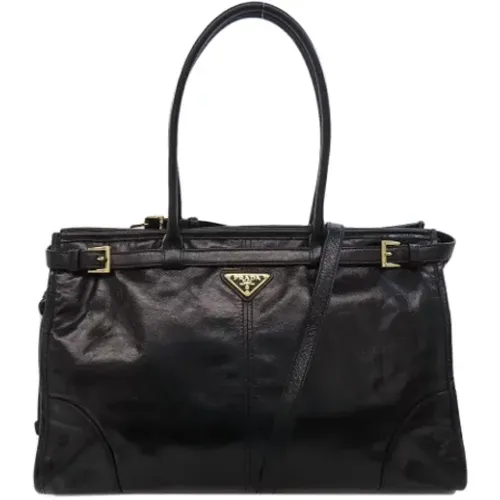 Pre-owned Leather prada-bags , female, Sizes: ONE SIZE - Prada Vintage - Modalova