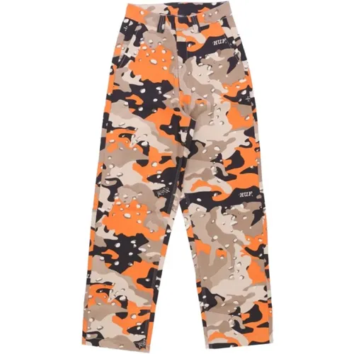 Stylische Camo Skate Hose , Damen, Größe: W32 - HUF - Modalova