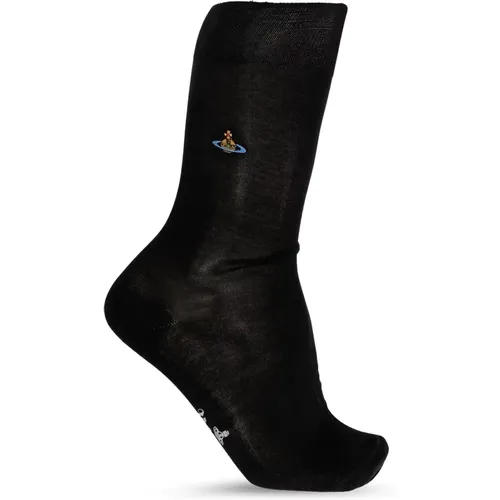 Socken mit Logo , Herren, Größe: S - Vivienne Westwood - Modalova