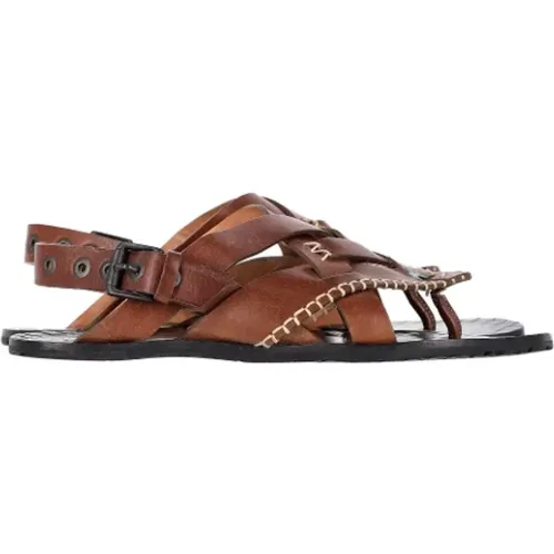 Pre-owned Leder sandals - Bottega Veneta Vintage - Modalova