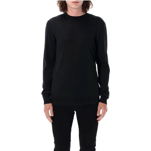 Merino Wool Sweater Aw24 , male, Sizes: M, L, XL - Golden Goose - Modalova