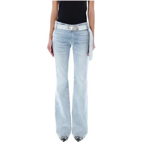 Hellblaue Jeans mit Ebby D Schnalle , Damen, Größe: W26 - Diesel - Modalova