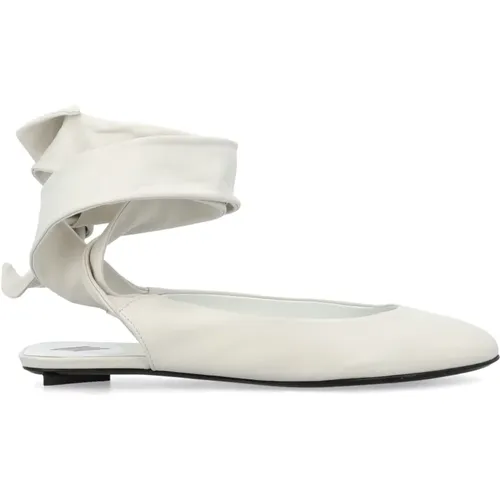Closed Ballerina Shoes , female, Sizes: 3 UK - The Attico - Modalova