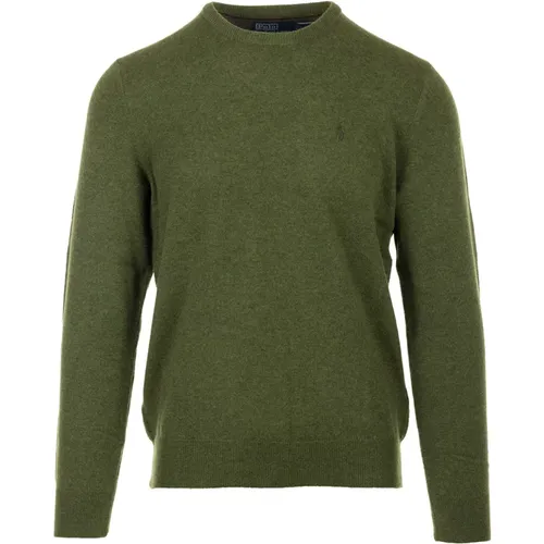 Grüne Pullover , Herren, Größe: M - Ralph Lauren - Modalova