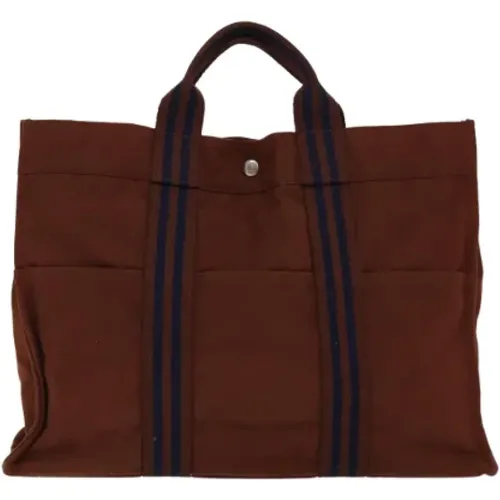 Pre-owned Canvas totes , female, Sizes: ONE SIZE - Hermès Vintage - Modalova