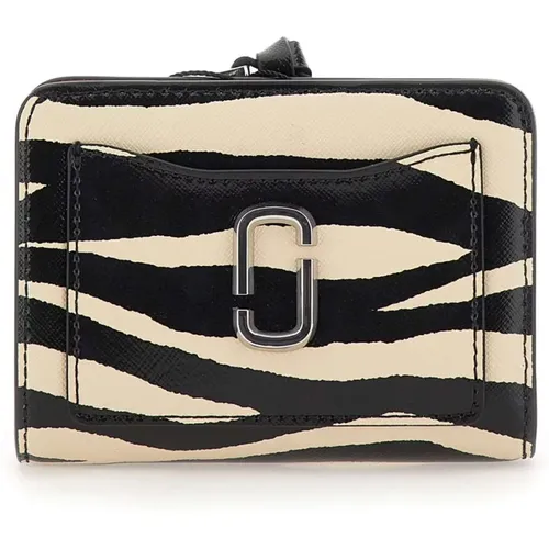 Zebra-Muster Geldbörse mit rotem Innenfutter - Marc Jacobs - Modalova