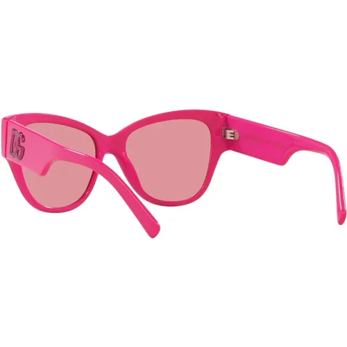 Butterfly Sunglasses with XL Arms and DG Crossed Logo , female, Sizes: 54 MM - Dolce & Gabbana - Modalova