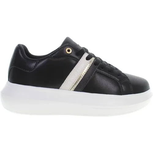 Schwarze Sneakers für Damen mit sportlichem Design , Damen, Größe: 37 EU - U.S. Polo Assn. - Modalova