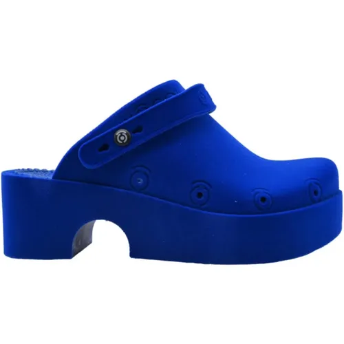 Royal Flocked Clogs Sneakers , female, Sizes: 6 UK, 5 UK, 4 UK, 3 UK - Xocoi - Modalova