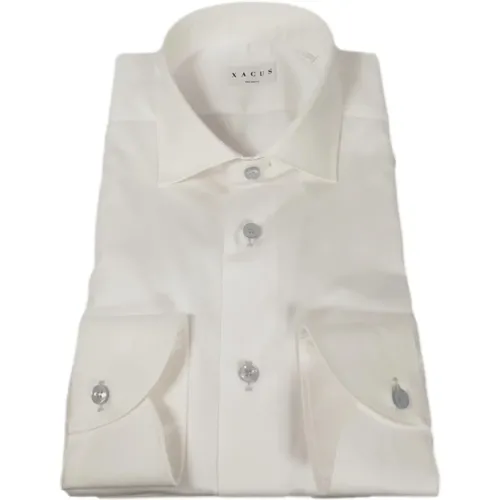 Slim Fit Shirt Poplin Cotton , male, Sizes: 2XL, 4XL, L, 3XL, XL - Xacus - Modalova