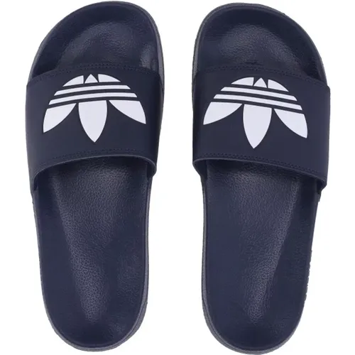 Ultra-weiche Synthetik-Slider mit Logo , unisex, Größe: 44 1/2 EU - Adidas - Modalova