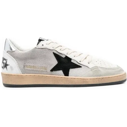 Netz Obermaterial Wildleder Stern Sneakers , Herren, Größe: 41 EU - Golden Goose - Modalova