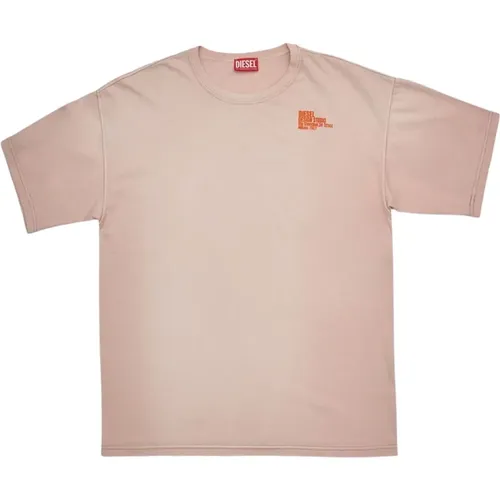 Rosa T-Shirt Collection , male, Sizes: XL, L, S, M - Diesel - Modalova