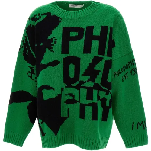 Philosophy Sweater , female, Sizes: XS - Philosophy di Lorenzo Serafini - Modalova