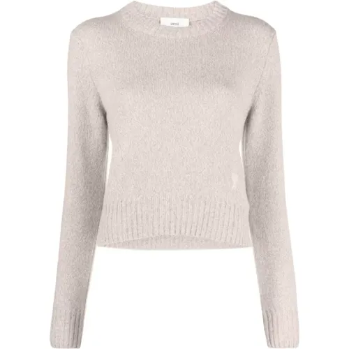 Tonal adc sweater , female, Sizes: M, XS - Ami Paris - Modalova
