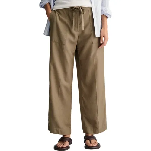 Tie Waist Pants , female, Sizes: L, S, XL - Gant - Modalova