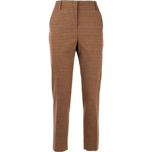 Elegant Checkered Winter Pants Women , female, Sizes: S - Liu Jo - Modalova