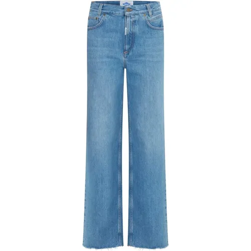 Stonewash Straight-Leg Jeans , Damen, Größe: W25 L32 - Ball - Modalova