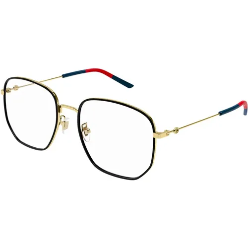Blue Red Eyewear Frames , unisex, Sizes: 56 MM - Gucci - Modalova
