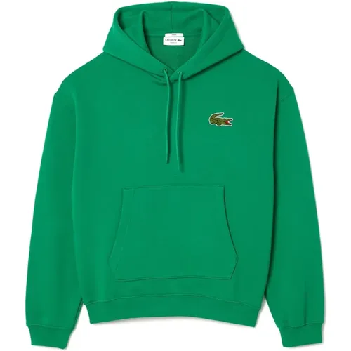 Bio-Hoodie mit Krokodilstickerei , Herren, Größe: L - Lacoste - Modalova