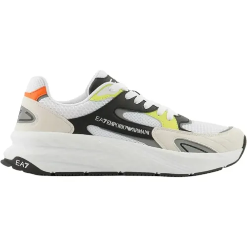 Sonic Mix Sneakers , male, Sizes: 8 UK, 8 2/3 UK, 10 2/3 UK - Emporio Armani EA7 - Modalova