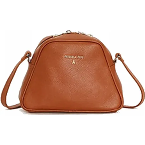 Trapezio Leather Shoulder Bag , female, Sizes: ONE SIZE - PATRIZIA PEPE - Modalova
