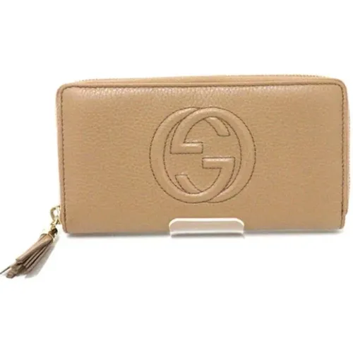 Pre-owned Leather Wallet , female, Sizes: ONE SIZE - Gucci Vintage - Modalova