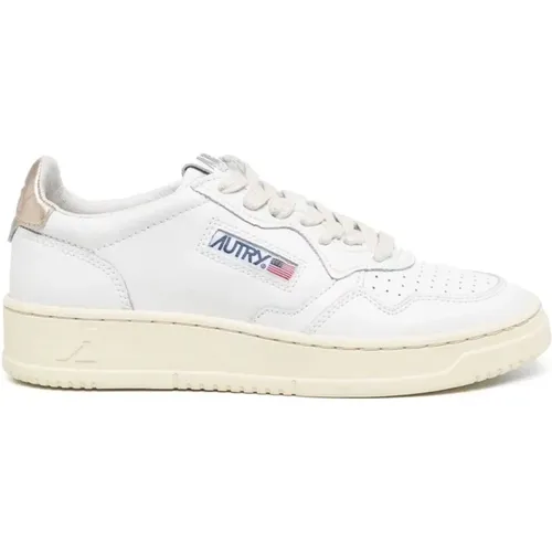 Weiße Low Sneakers Casual Style , Damen, Größe: 36 EU - Autry - Modalova