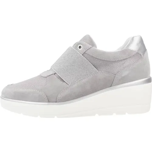 Stilvolle Damensneakers , Damen, Größe: 39 EU - Geox - Modalova