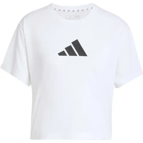 Zug Essentials Großes Logo T-shirt , Damen, Größe: XS - Adidas - Modalova